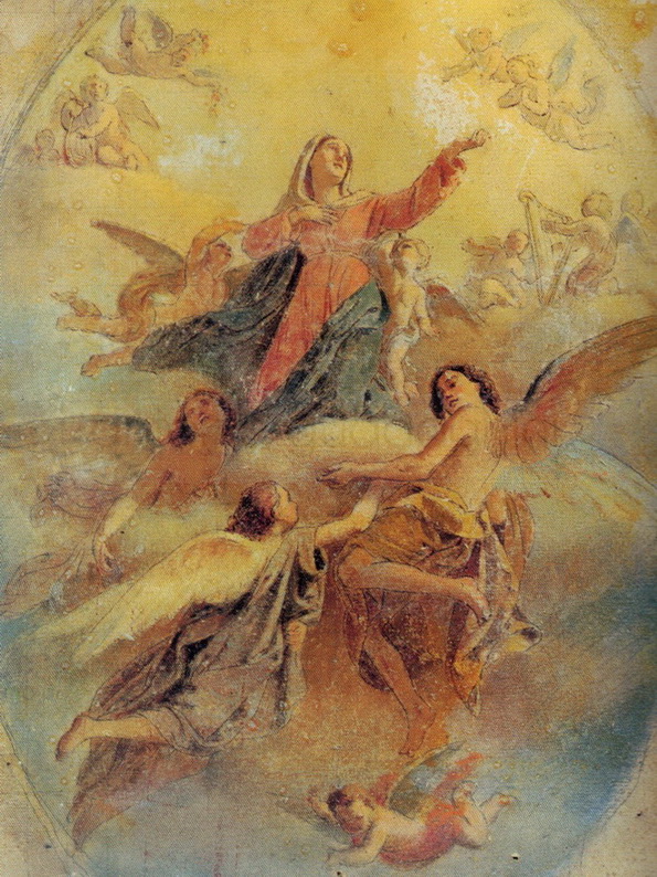 L'Assunta - 1860 -olio su cartone cm. 43,5x33,5 - Coll. privata